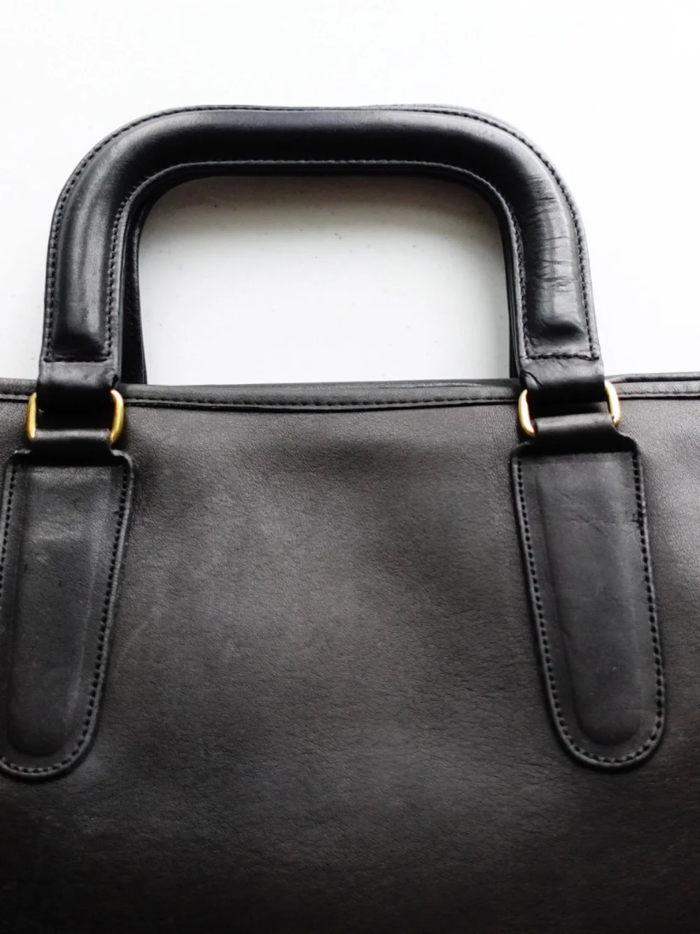Coach Vintage Briefcase Bonnie Cashin Era Black Slim Unisex XL 17